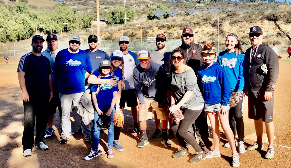 Prime Employees Playing Softball