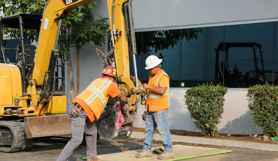 Underground Department Using Excavator