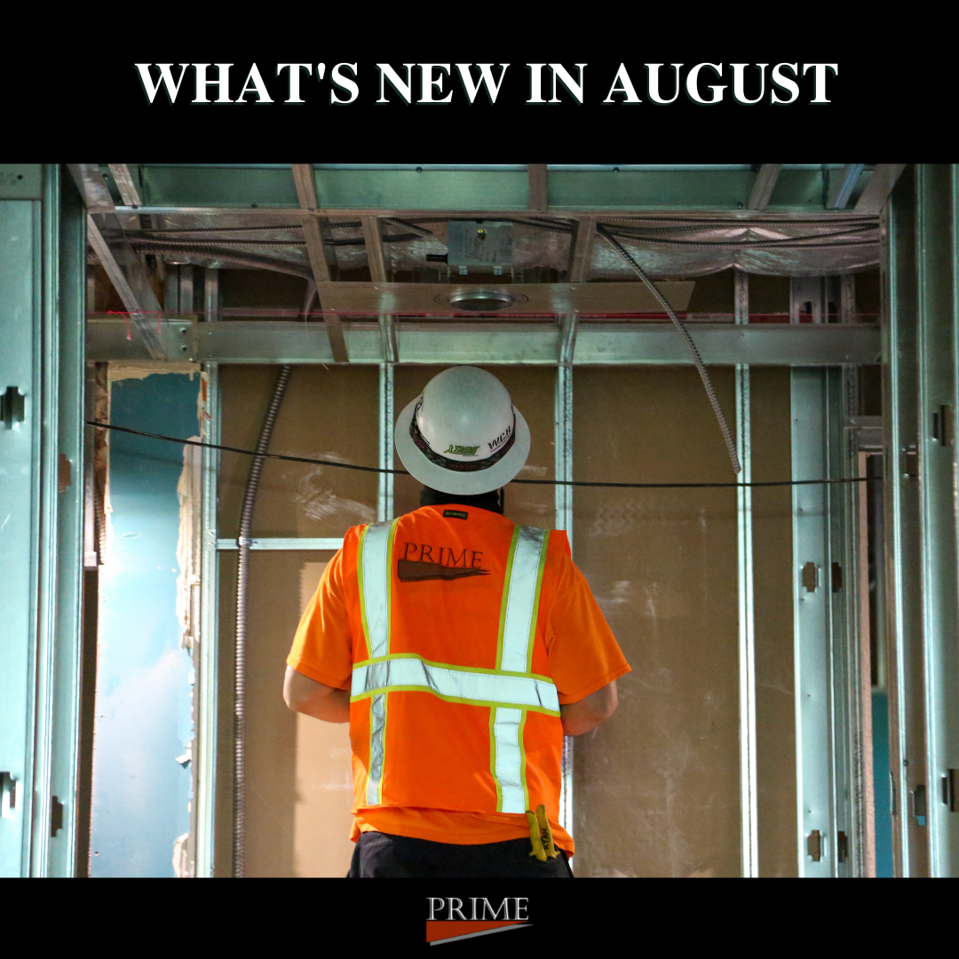 What's New for Prime Electrical in August?